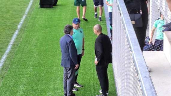 Udinese-Konyaspor, Runjaic a colloquio con Gino Pozzo e Inler dopo la gara