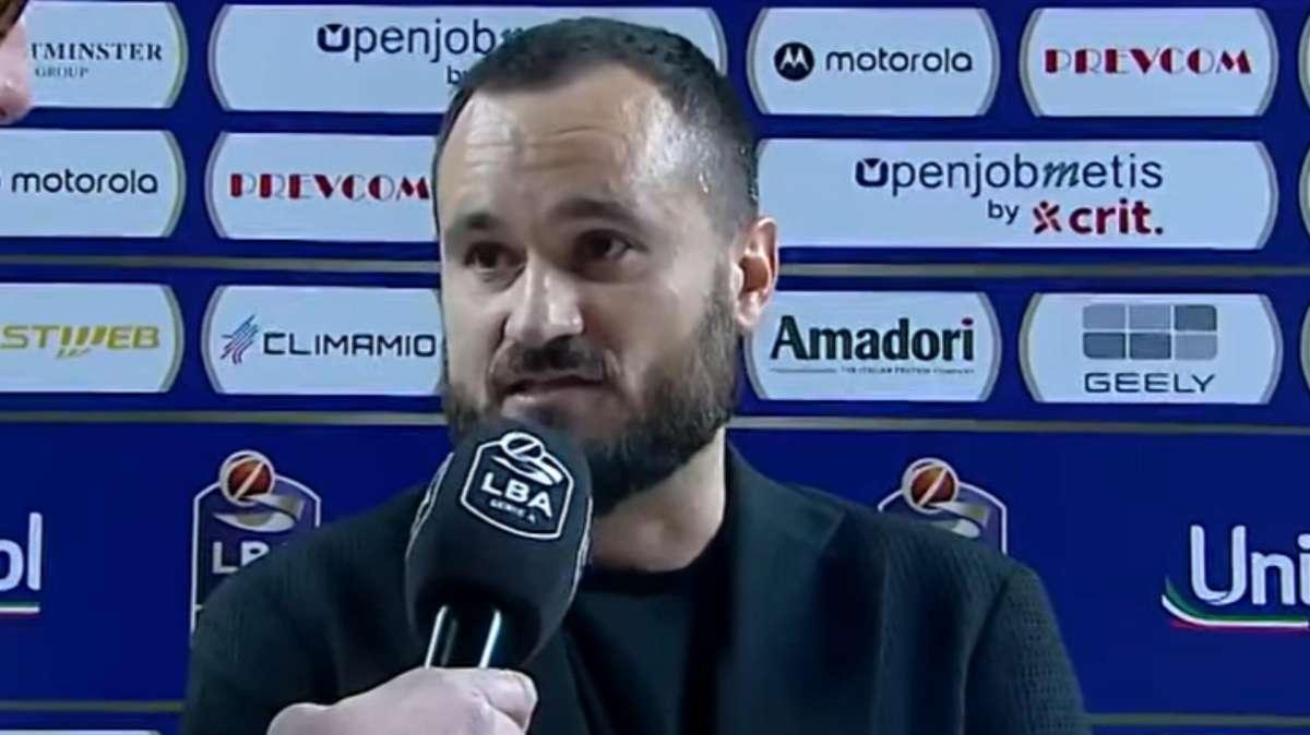 Aquila Trento-APU Udine 75-82, Vertemati a LBATV: "Molto bene nel primo tempo, poi efficaci"