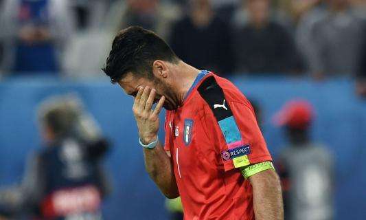 Italia, anche Buffon in lacrime: "Abbiamo dato tutto"