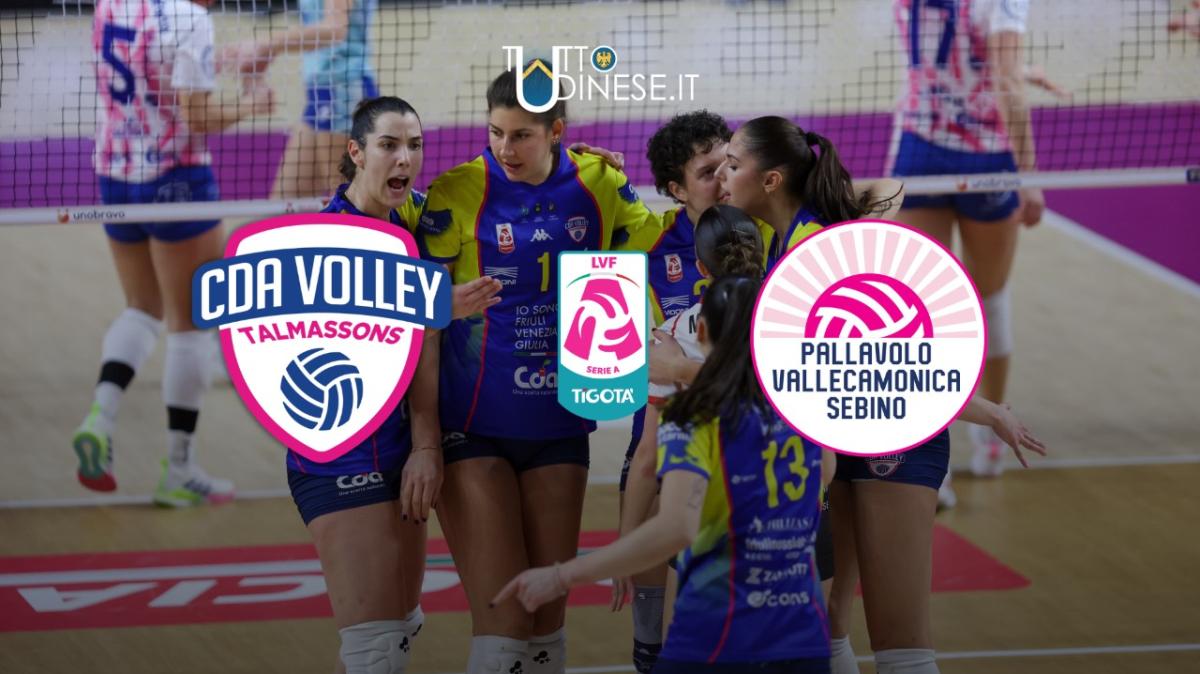 DIRETTA Serie A2 CDA Talmassons FVG-Costa Volpino 3-0: RISULTATO FINALE