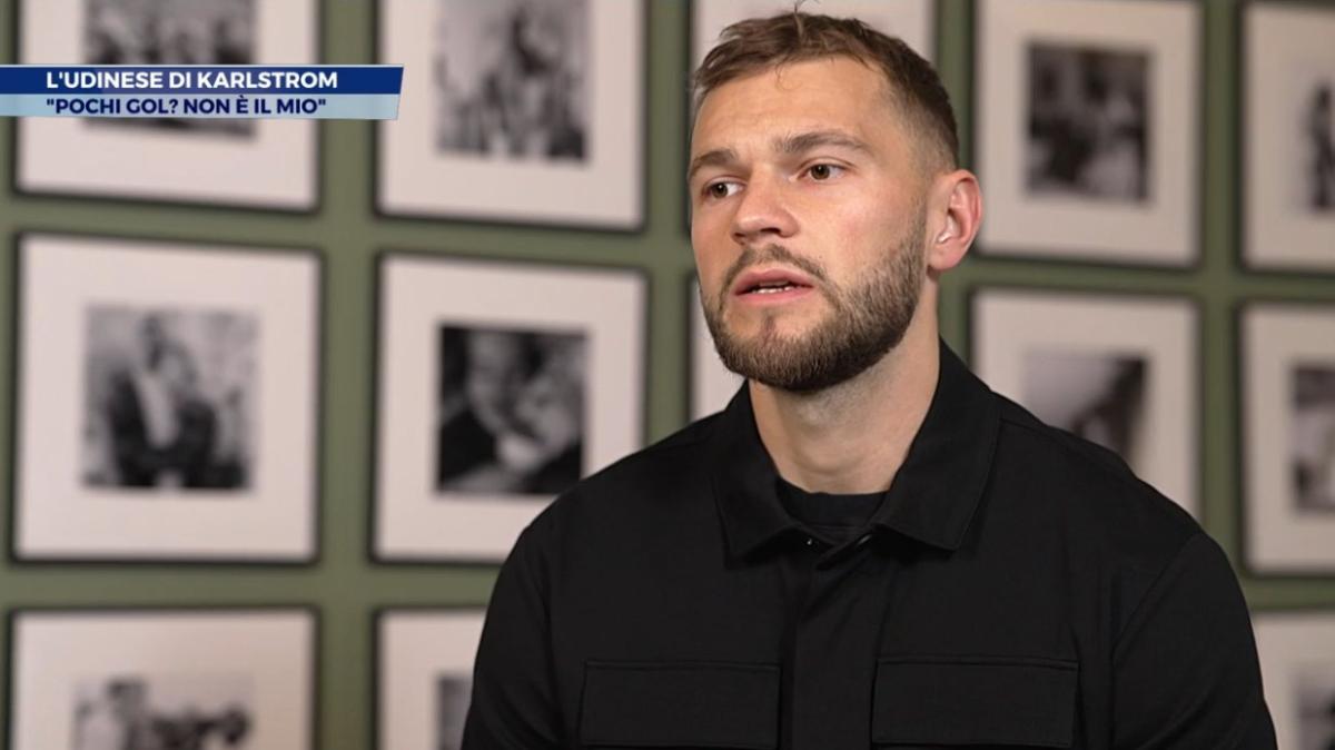 Udinese, Karlstrom: "Voglio essere un esempio, ma fare il gol non è il mio"