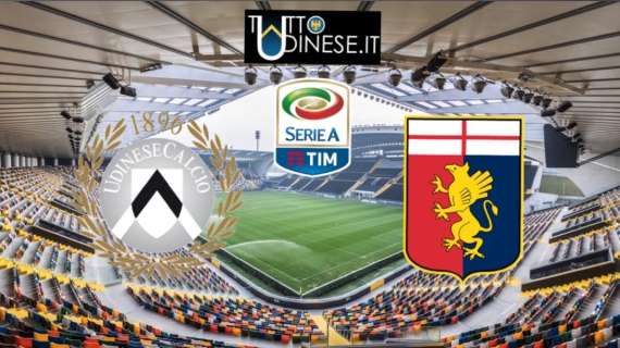 RELIVE Serie A Udinese-Genoa 3-0: tutto facile per bianconeri! Tre gol e tre punti!