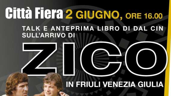 "Tre giorni con la leggenda Zico in Friuli": il programma completo