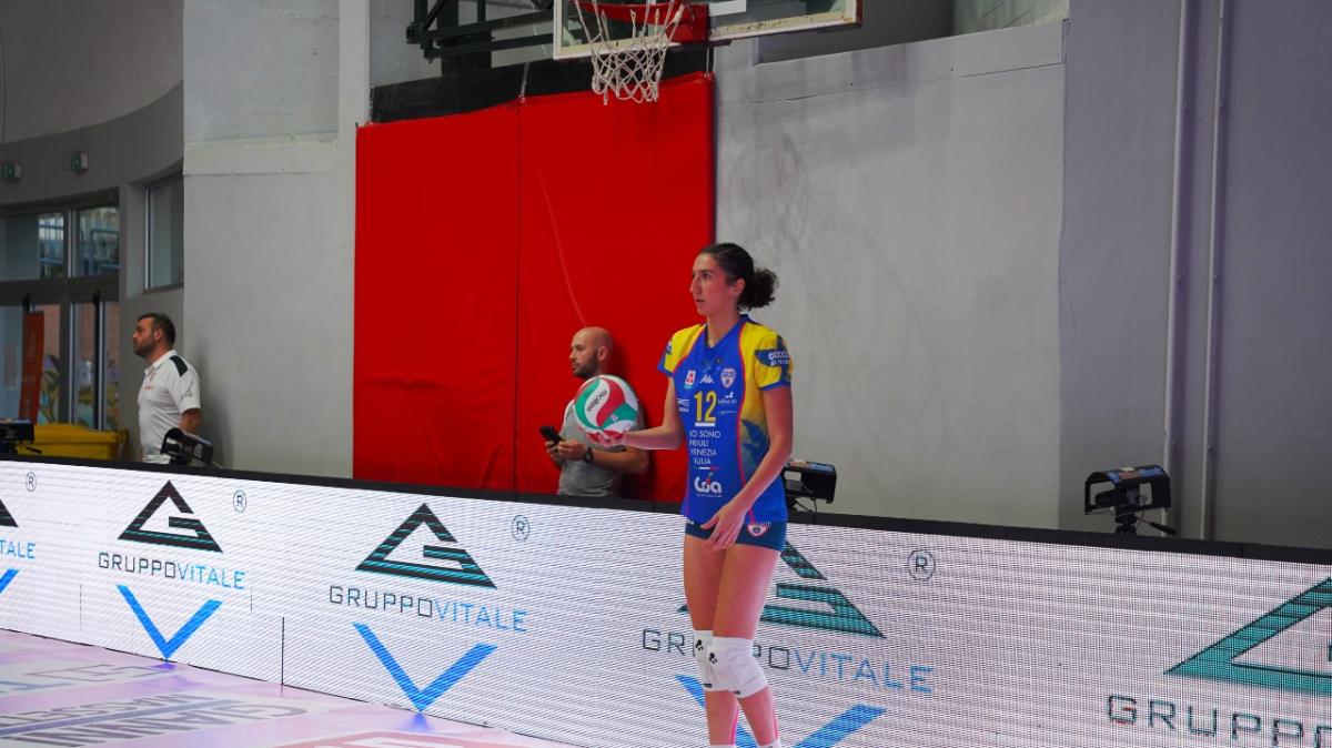 CDA Talmassons FVG, Molinaro: “Ognuna di noi deve prendersi delle responsabilità. Contenta della reazione nel quarto set”