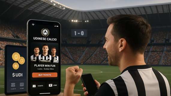 Dalla curva allo smartphone: l’Udinese rinnova l’esperienza del tifoso