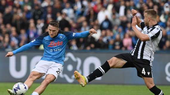 Napoli-Udinese 3-2, LE PAGELLE DEGLI AVVERSARI - Zielinski e Osimhen