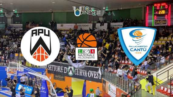 RELIVE Serie A2 Girone Verde Apu OWW Udine - Pallacanestro Cantù 71-76: RISULTATO FINALE