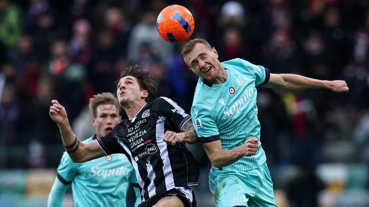 Udinese-Bologna, le pagelle del Messaggero Veneto: harakiri friulano