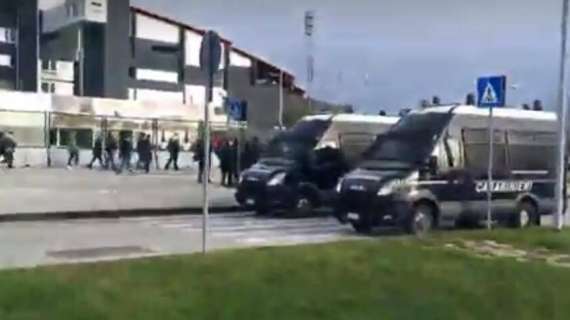 Tensione fra tifosi prima di Udinese-Napoli