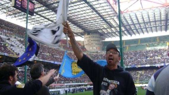 Il saluto dei compagni ultras: "Ciao Diego, compagno di mille avventure e mille trasferte".