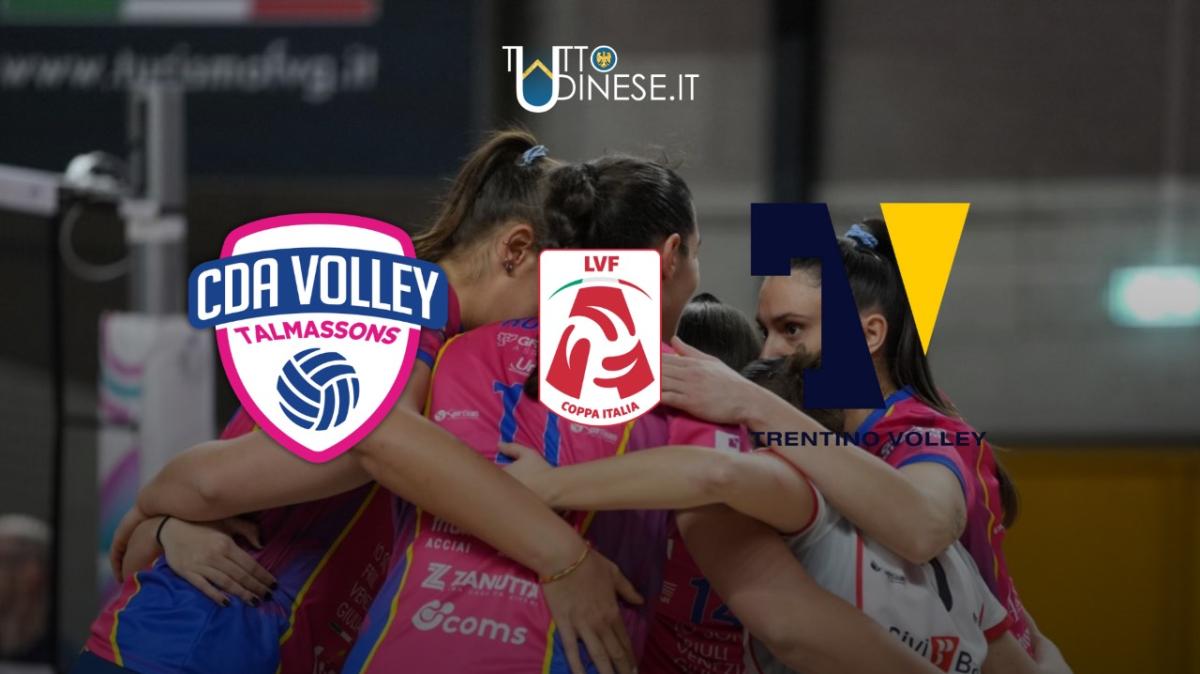 DIRETTA Coppa Italia A2 CDA Talmassons FVG-Itas Trentino 1-0 (21-16): SECONDO SET
