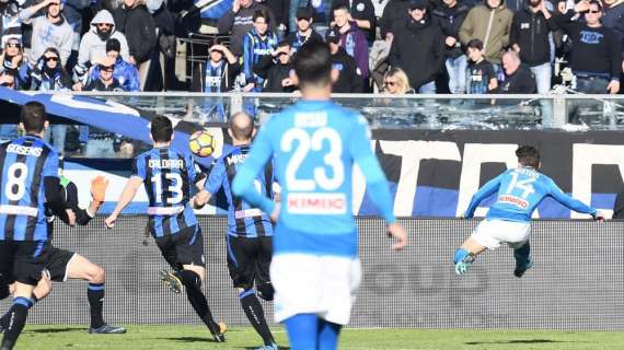 Il Napoli rompe la maledizione, espugnata Bergamo: Atalanta ko 1-0