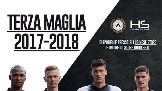 Da oggi in vendita la terza maglia 2017/2018