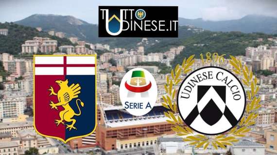 RELIVE Serie A, Genoa-Udinese 2-2: gara pirotecnica; De Paul agguanta un pari che salva Velazquez