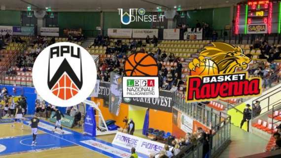 RELIVE Serie A2 Apu OWW Udine - OraSì Ravenna 75-69: RISULTATO FINALE