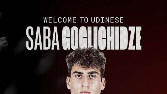 UFFICIALE - Saba Goglichidze è un nuovo giocatore dell'Udinese