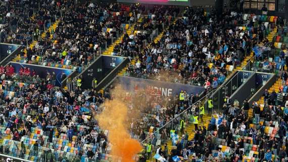 Udinese-Napoli, "Serie B, Serie B" il coro della tifoseria ospite dopo il gol di Osimhen