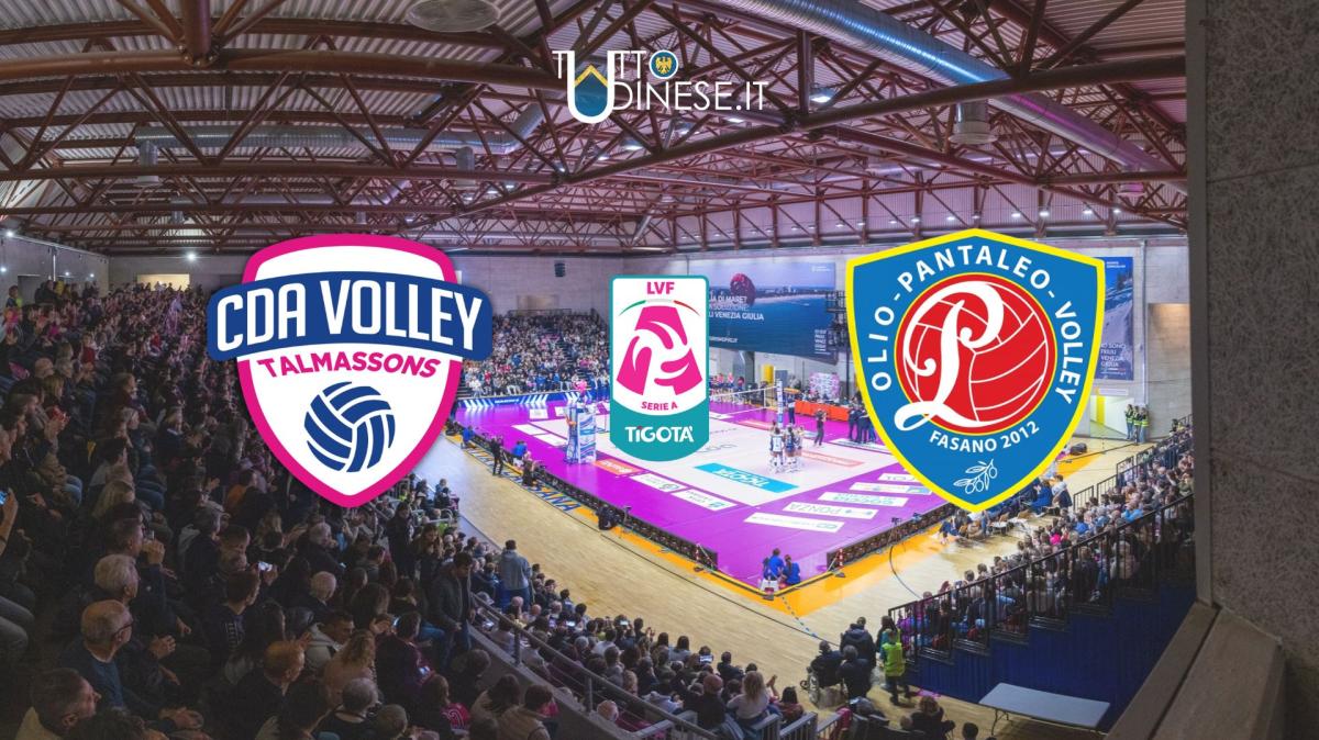 DIRETTA Serie A2 CDA Talmassons FVG-Olio Pantaleo Fasano 3-0: RISULTATO FINALE