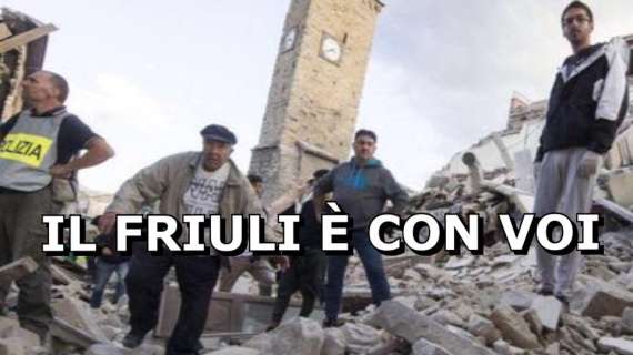 Curva Nord e Auc, devoluti più di 5000 euro a due progetti in aiuto delle popolazioni terremotate