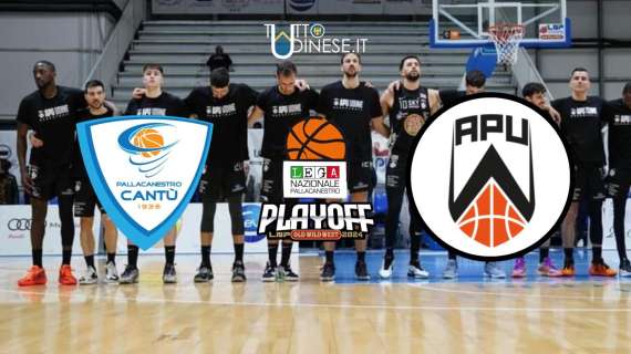 RELIVE Playoff Gara 1 Cantù-Apu Udine 64-61: RISULTATO FINALE