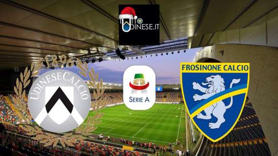 RELIVE Serie A Udinese-Frosinone 1-1: bianconeri che non vanno oltre il pareggio. Al Friuli finisce tra i fischi