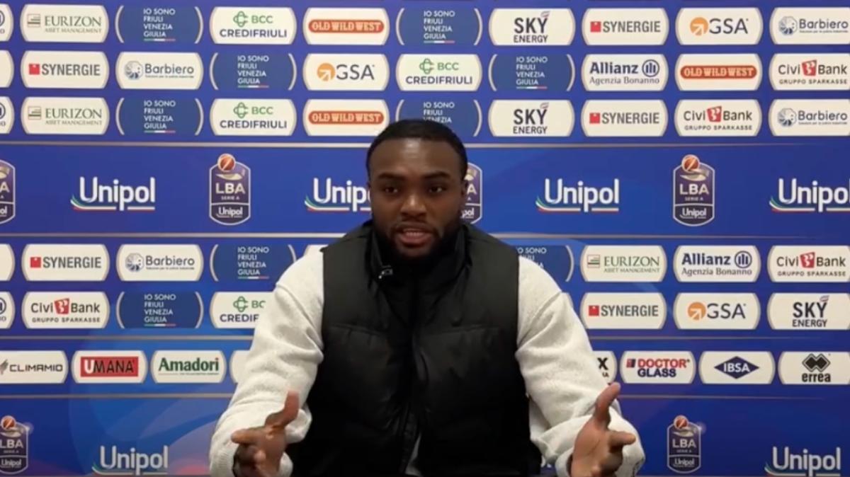 Apu Udine, Mekowulu: "Abbiamo giocato da squadra, soprattutto in difesa"