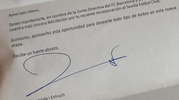Il Barcellona si congratula con Alexis Sanchez per la nuova tappa al Sevilla