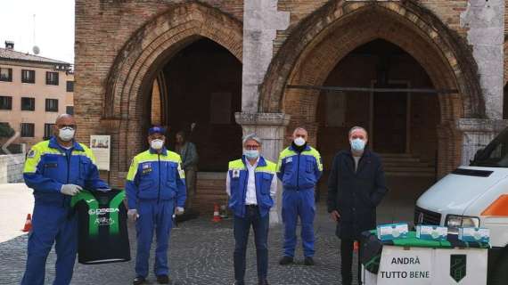 Il Pordenone in aiuto della città: donate 4500 mascherine alla Protezione Civile