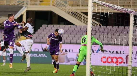 Udinese-Fiorentina 2-3, LE PAGELLE: c'è qualcosa che non va. Si salva Okaka