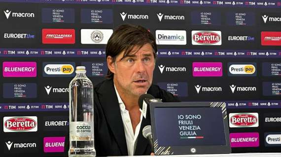 Udinese, Sottil in conferenza: "Il mercato mi sta sulle palle, spero Samardzic resti"