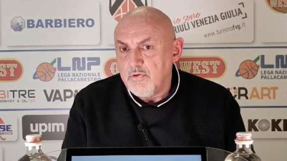 Apu Udine, Boniciolli: "Questo è una vittoria strappata con le unghie e con i denti"