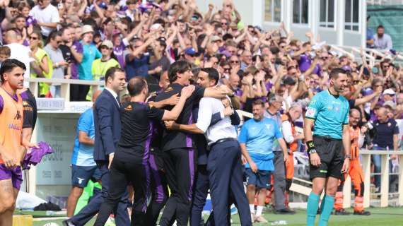 Serie A, prima vittoria per la Fiorentina di Palladino: Lazio ko