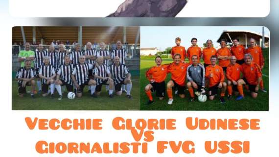 Sabato a San Vito al Torre tornano in campo le Vecchie Glorie dell'Udinese