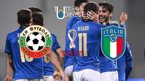 RELIVE Qualificazioni Mondiali Qatar 2022 Bulgaria-Italia 0-2: vittoria storica per gli azzurri