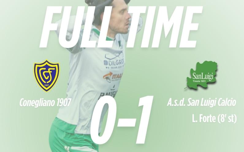 San Luigi, colpo esterno nello scontro diretto a Conegliano: i triestini si impongono 1-0