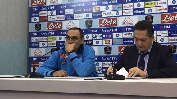 Conferenza stampa, Sarri: "Siamo riusciti a vincere una partita difficile, l'Udinese era in grande salute"