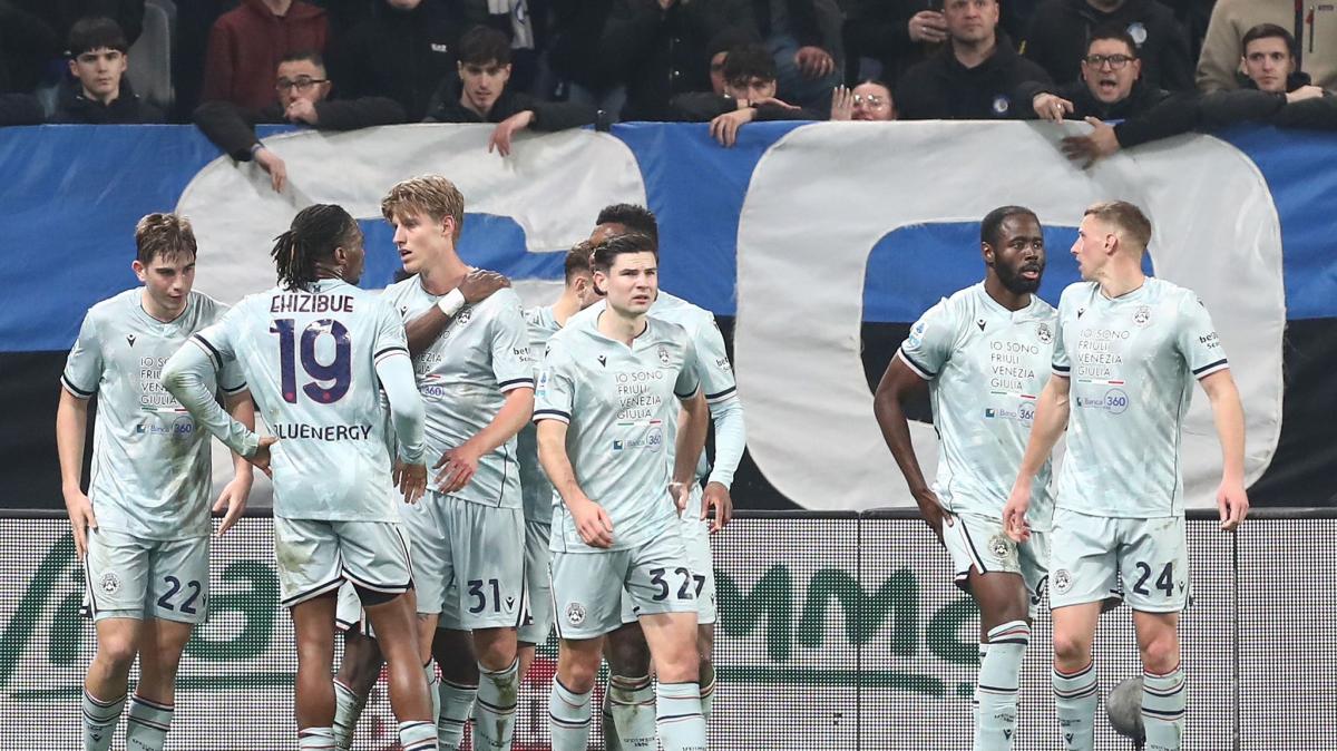 Udinese avanti a Bergamo: Kristensen firma l’0-1 all’intervallo