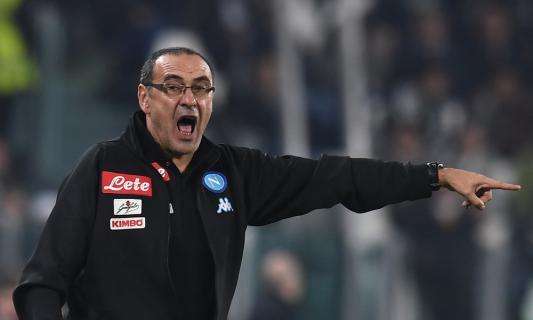 Napoli, Sarri: "Partita difficile contro una squadra che con Delneri sta dimostrando buone cose"