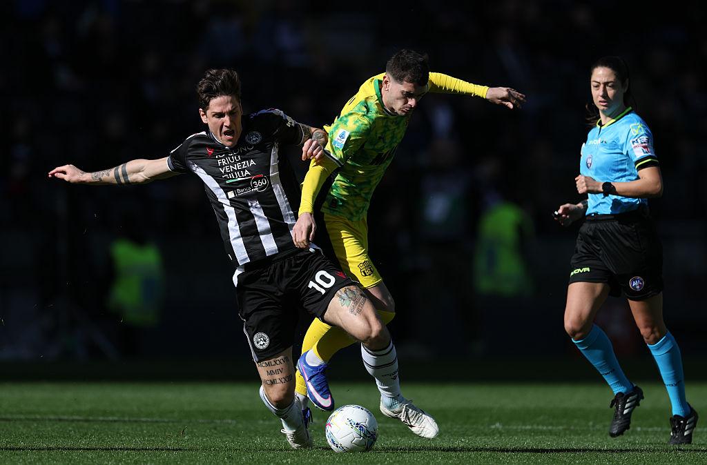 Udinese-Sassuolo, LE IMPRESSIONI A FINE PRIMO TEMPO: la sblocca Solet