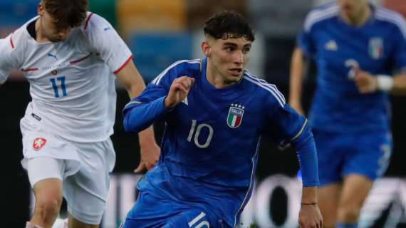 Italia U19, contro la Georgia finisce 5-0: gol di Pafundi su rigore