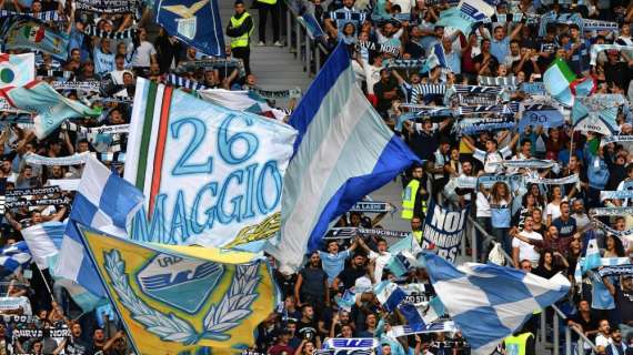 Confermato, contro la Lazio curva nord biancoceleste chiusa