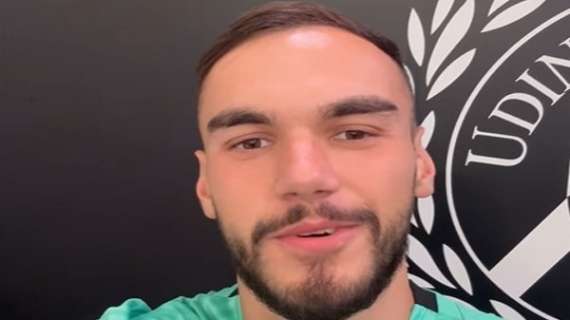 Le prime parole di Sava in bianconero: "Contento di essere qui, forza Udinese!"