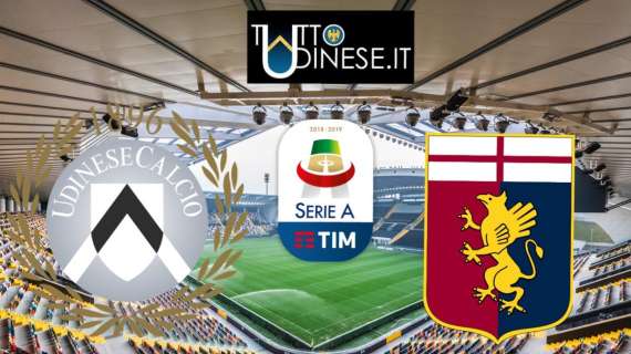 RELIVE Serie A, Udinese-Genoa 2-0: torna Tudor all'Udinese, torna l'Udinese alla vittoria