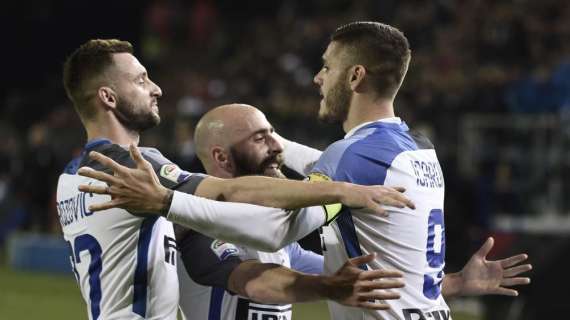 Serie A - L'Inter espugna la Sardegna Arena e si porta prima per 24h