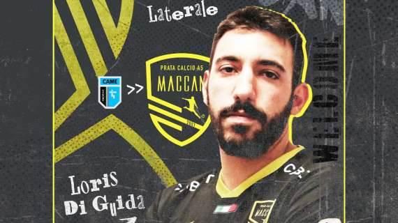 UFFICIALE - Loris Di Guida è un nuovo giocatore del Maccan Prata: il laterale arriva dalla Serie A