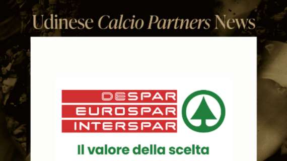 Despar rinnova la partnership con Udinese Calcio per la stagione 2025/2026
