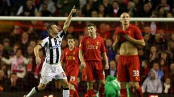 Udinese, la storica vittoria ad Anfield: 3-2 sul Liverpool nel ricordo di un'impresa indimenticabile