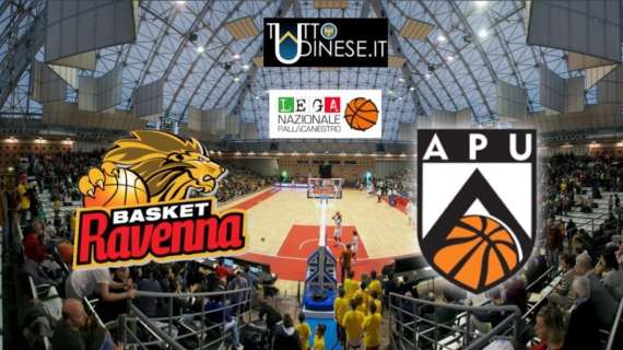 RELIVE A2 Basket Ravenna-Apu Gsa Udine 81-73: bianconeri che escono sconfitti dal Pala De Andrè
