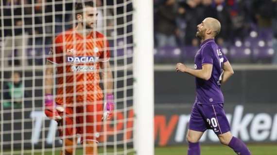 Udinese, a Firenze l'ennesimo disco rosso