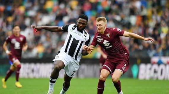 Udinese-Torino 1-2, LE PAGELLE: Success il migliore, Deulofeu croce e delizia